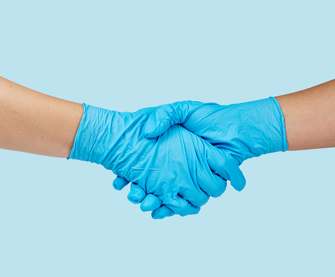 Dentists Shaking Hands